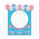 Birthday Card Frame Icon