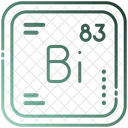 Bismuth Chemistry Periodic Table Icon