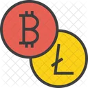 Bitcoin Litecoin Online Icon