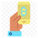 Smart Phone Bitcoin Bitcoin Mobile Icon