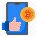 Bitcoin Social Media Money Icon