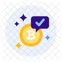 Bitcoin Coin Success Icon