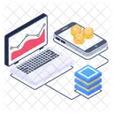 Business App Bitcoin App Bitcoin Analytics Icon