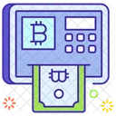 Bitcoin-Geldautomat  Symbol