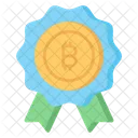 Bitcoin Badge  Icon