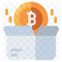 Bitcoin Box Cryptocurrency Package Crypto アイコン