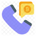 Bitcoin call  Icon