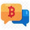 Bitcoin Chat Cryptocurrency Chat Crypto Chat アイコン