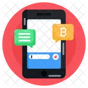 Bitcoin Chat  Icon