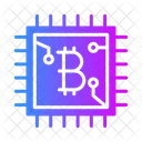 Bitcoin Chip  Icon