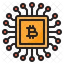 Bitcoin Chip  Icon