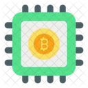 Bitcoin chip  Icon