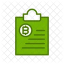 Bitcoin Clipboard  Icon