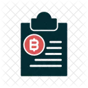 Bitcoin Clipboard  Icon