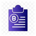 Bitcoin Clipboard  Icon