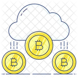 Bitcoin Cloud  Icon