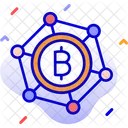 Bitcoin Club Bitcoin Network Blockchain Icon