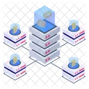 Blockchain Server Blockchain Storage Bitcoin Storage Icon