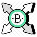 Bitcoin Directions Cryptocurrency Directions Crypto Icon