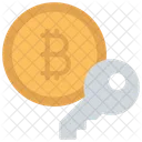 Cryptocurrency Key Locksmith Icon