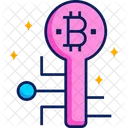 Bitcoin Key  Icon