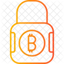 Bitcoin Lock  Icon