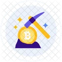 Bitcoin Mining Mining Bitcoin Icon