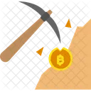 Bitcoin Mining Bitcoin Payments Transaction Process Icon