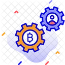 Bitcoin Mining Bitcoin Payments Process Bitcoin Transaction Process Icon