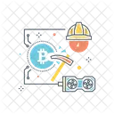 Bitcoin mining  Icon