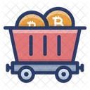 Chariot minier bitcoin  Icône