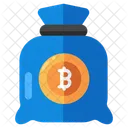 Bitcoin Money Bag Cryptocurrency Crypto アイコン