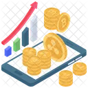 Bitcoin Network Bitcoin Analytics Digital Currency Network Icon