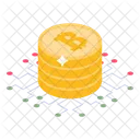 Bitcoin Network Cryptocurrency Network Digital Currency Icon