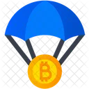 Bitcoin Parachute Bitcoin Airdrop Bitcoin Balloon アイコン