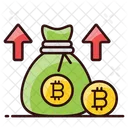 Bitcoin Profit Digital Wealth Coin Sack アイコン