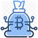 Bitcoin Bag Coin Money Bag アイコン