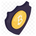 Bitcoin Security Cryptocurrency Security Crypto Icon