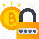 Bitcoin Security Crypto Security Secure Bitcoin Network アイコン