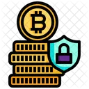 Seguranca Bitcoin Bitcoin Criptomoeda Ícone