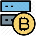 Bitcoin Server Bitcoin Netzwerk Symbol