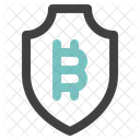 Bitcoin Shield  Icon