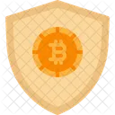 Bitcoin Shield  Icon