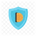 Bitcoin Shield  Icon