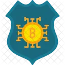 Bitcoin Shield  Icon