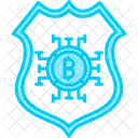 Bitcoin Shield  Icon