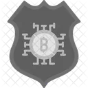 Bitcoin Shield  Icon