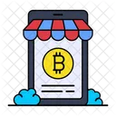 Bitcoin shop  Icon