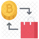 Bitcoin Shopping  Icon