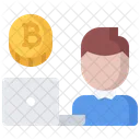 Bitcoin User  Icon